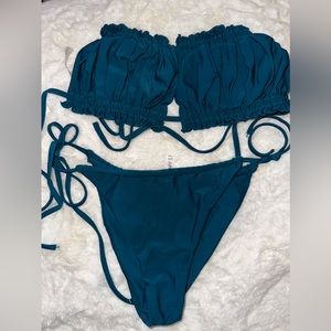 Blue bikini